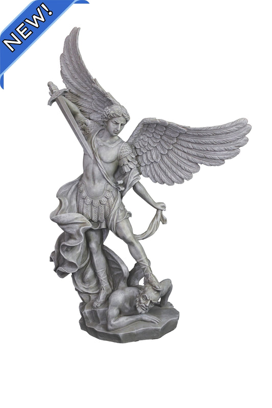 St. Michael in Stone Finish 14.5"