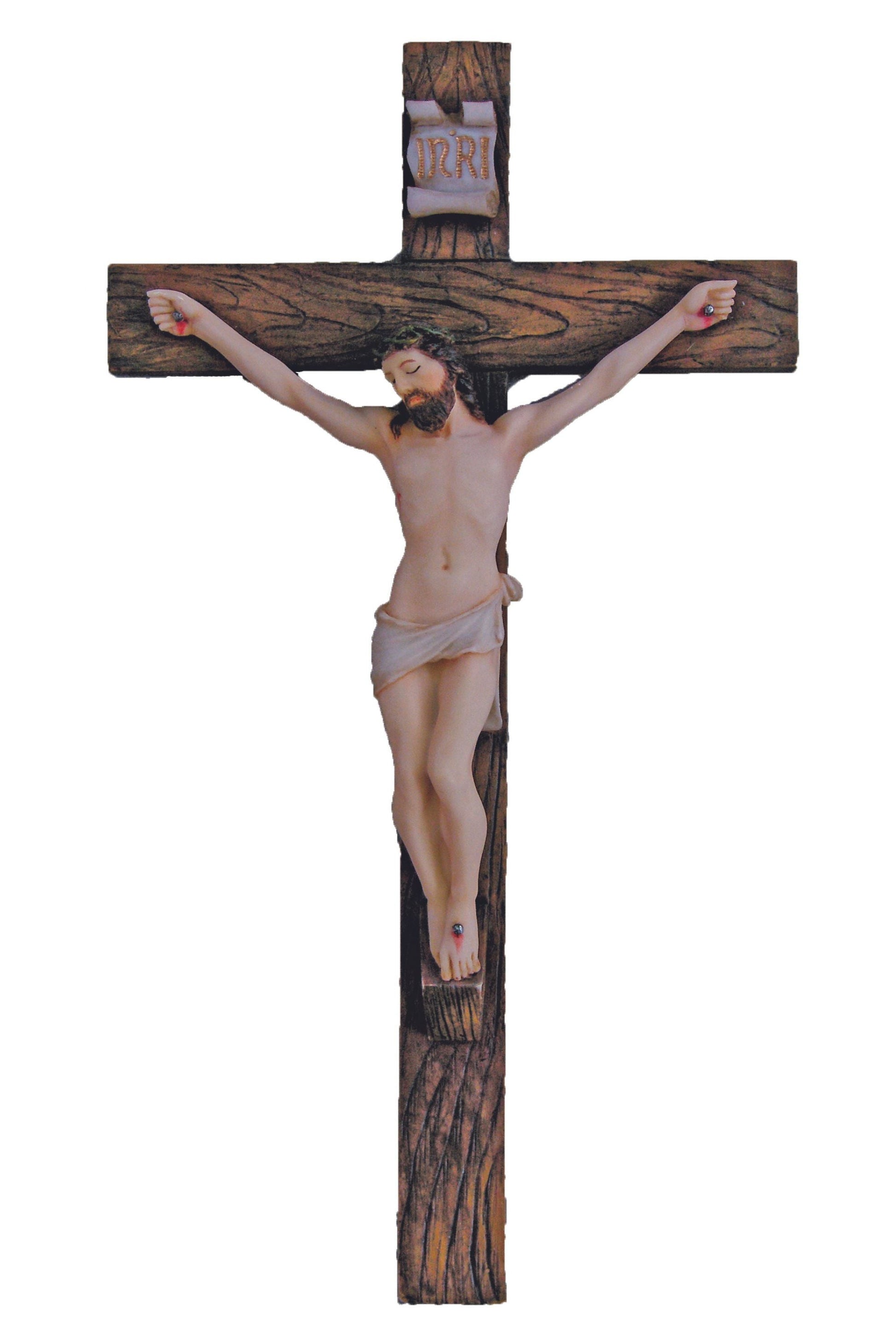 Crucifix in Color 10"