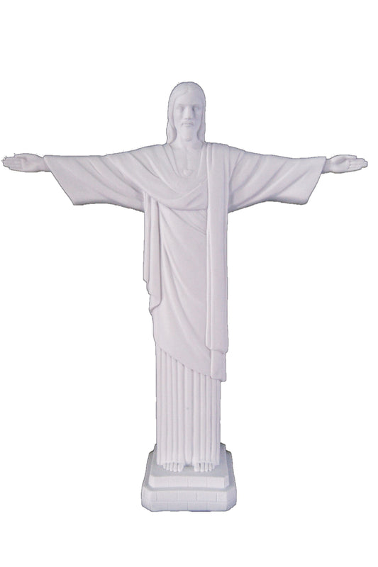 Christ the Redeemer-Rio in White 11"