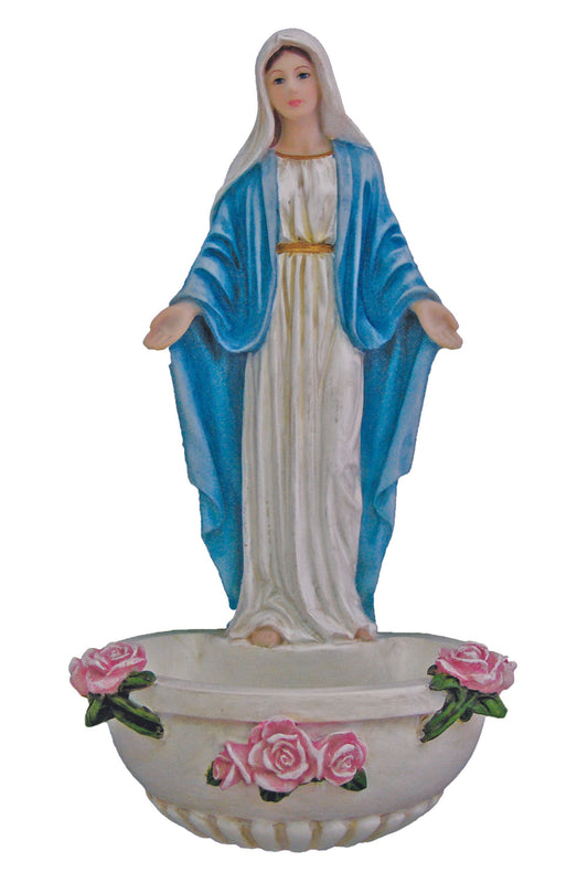Standing/Hanging Lady of Grace Font in Color 7.5"