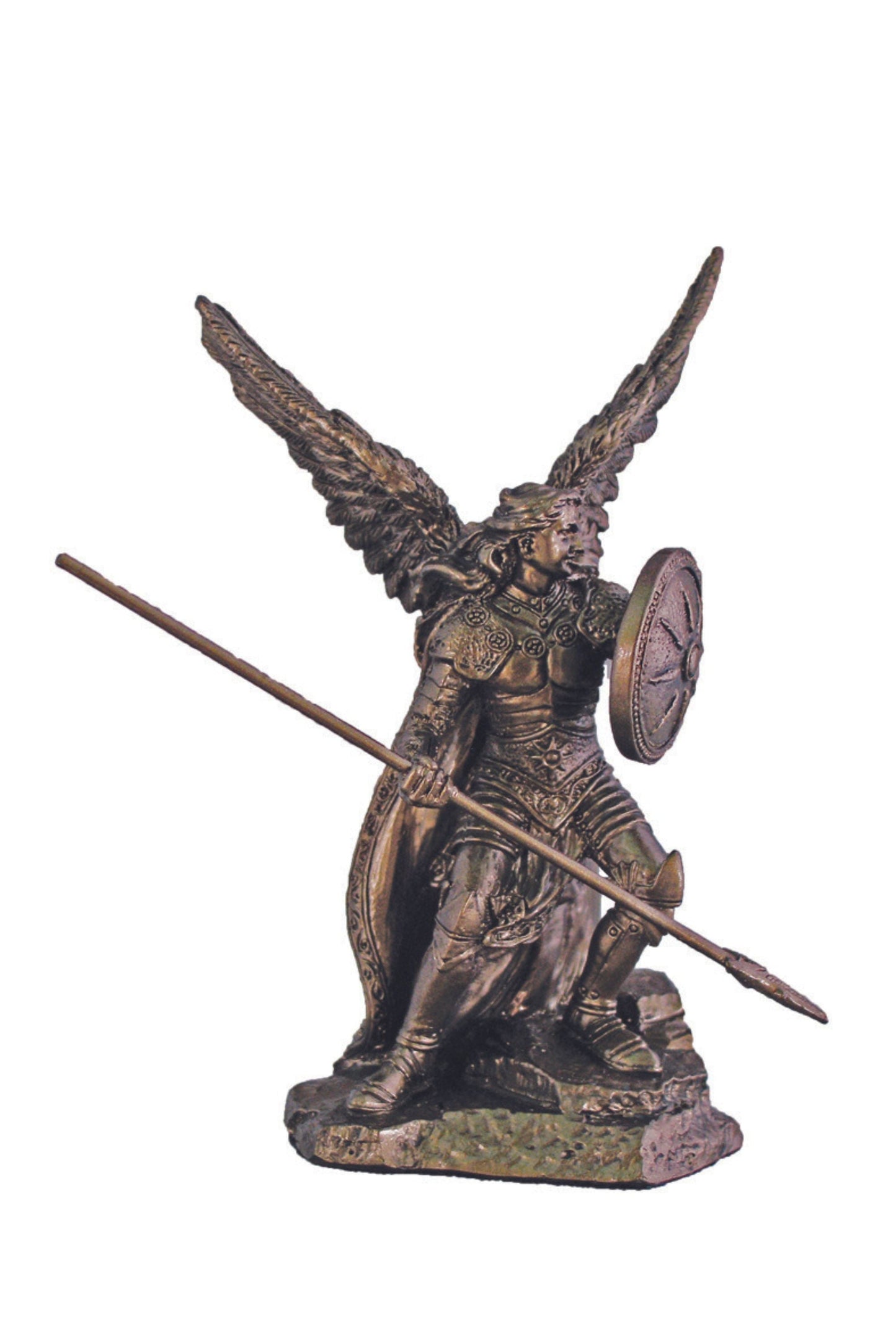 Archangel Raphael in Cold Cast Bronze 4"