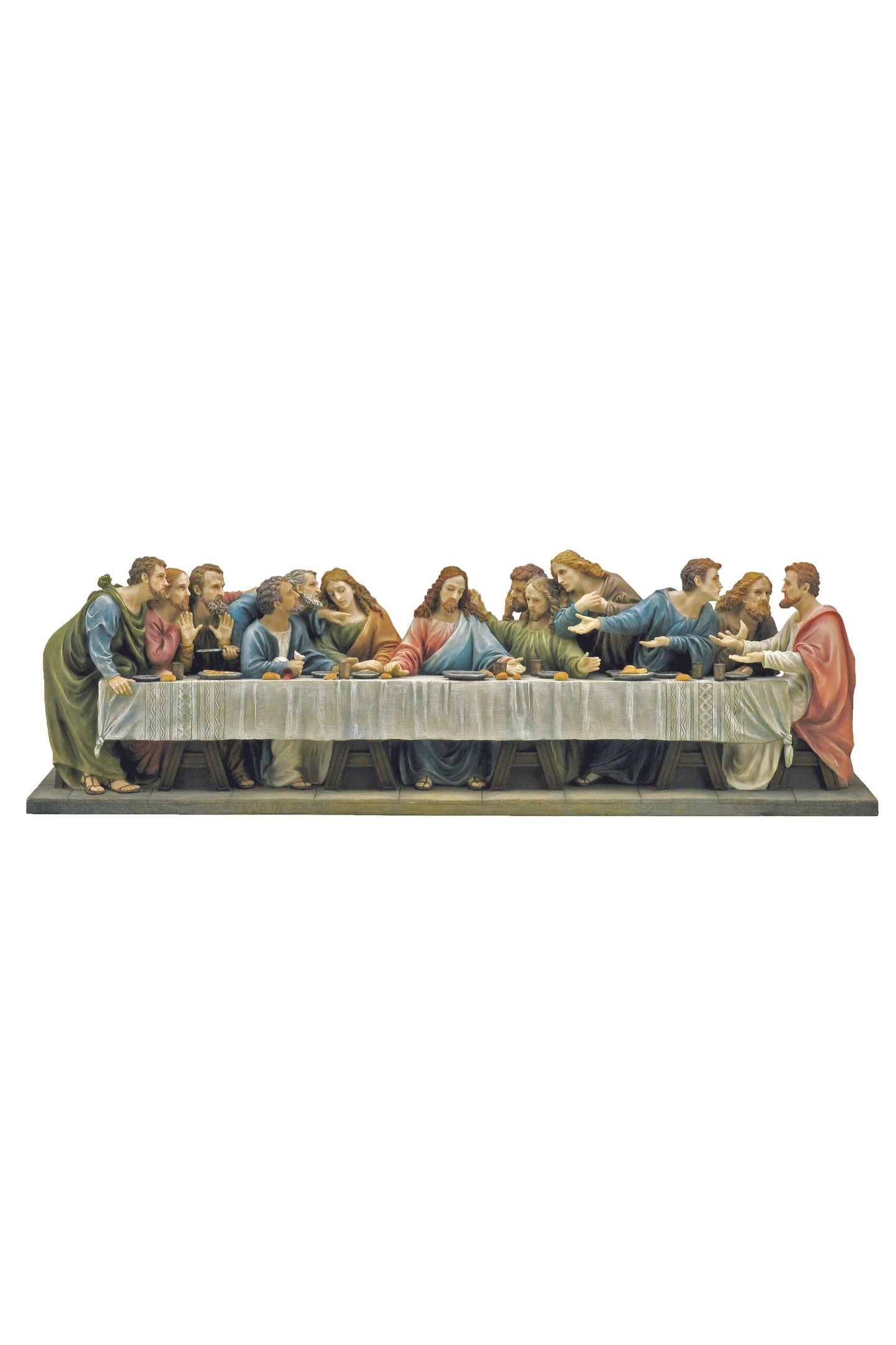 Large Last Supper in Color 29x7x8"