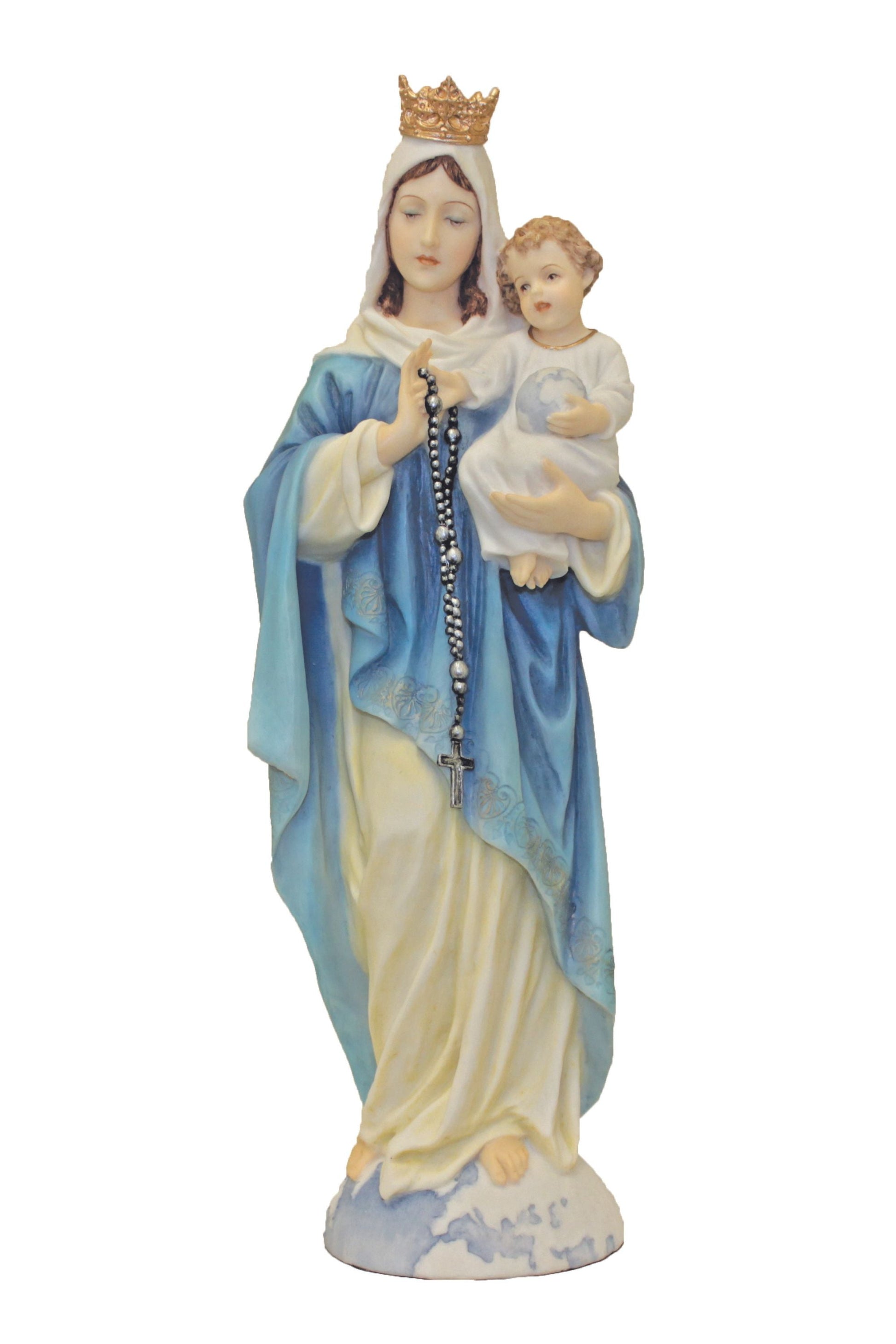 Our Lady of the Rosary in Color 10"