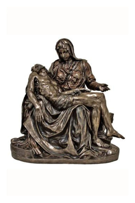 Pieta in Cold Cast Bronze 17"