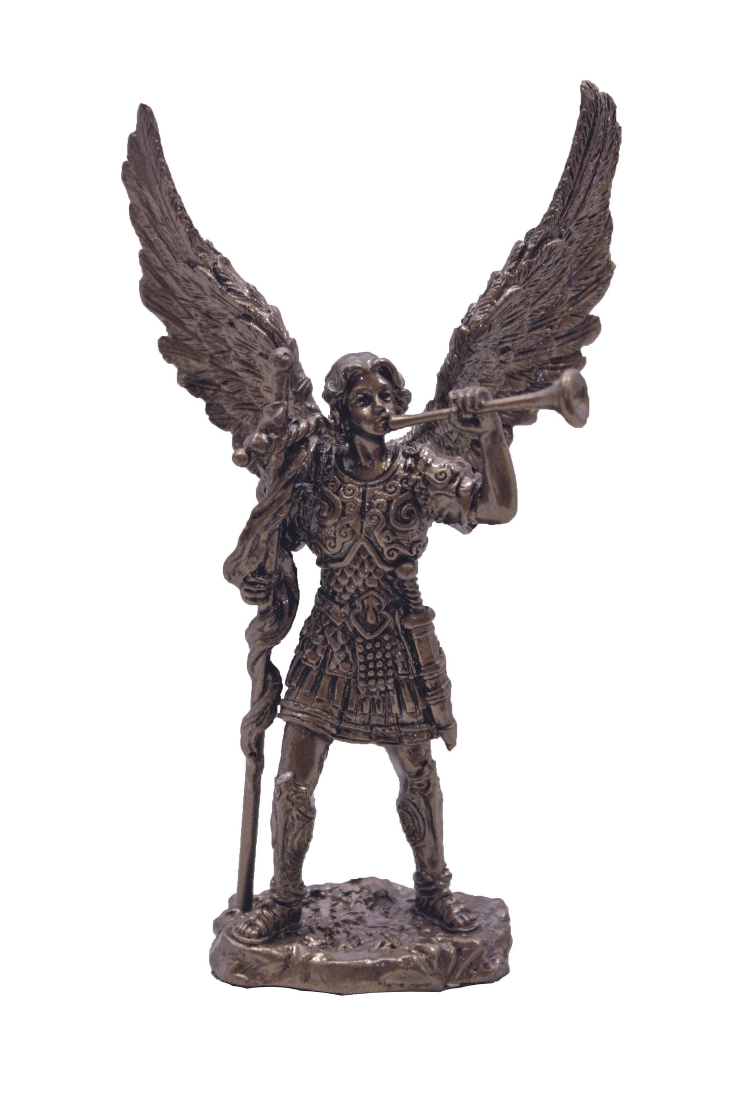Archangel Gabriel in Cold Cast Bronze 4"