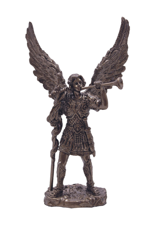 Archangel Gabriel in Cold Cast Bronze 4"