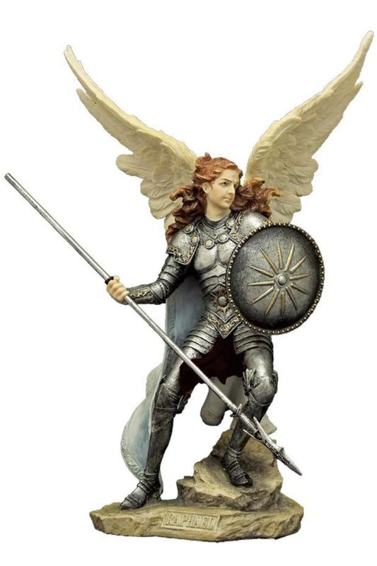 Archangel Raphael in Color 9"
