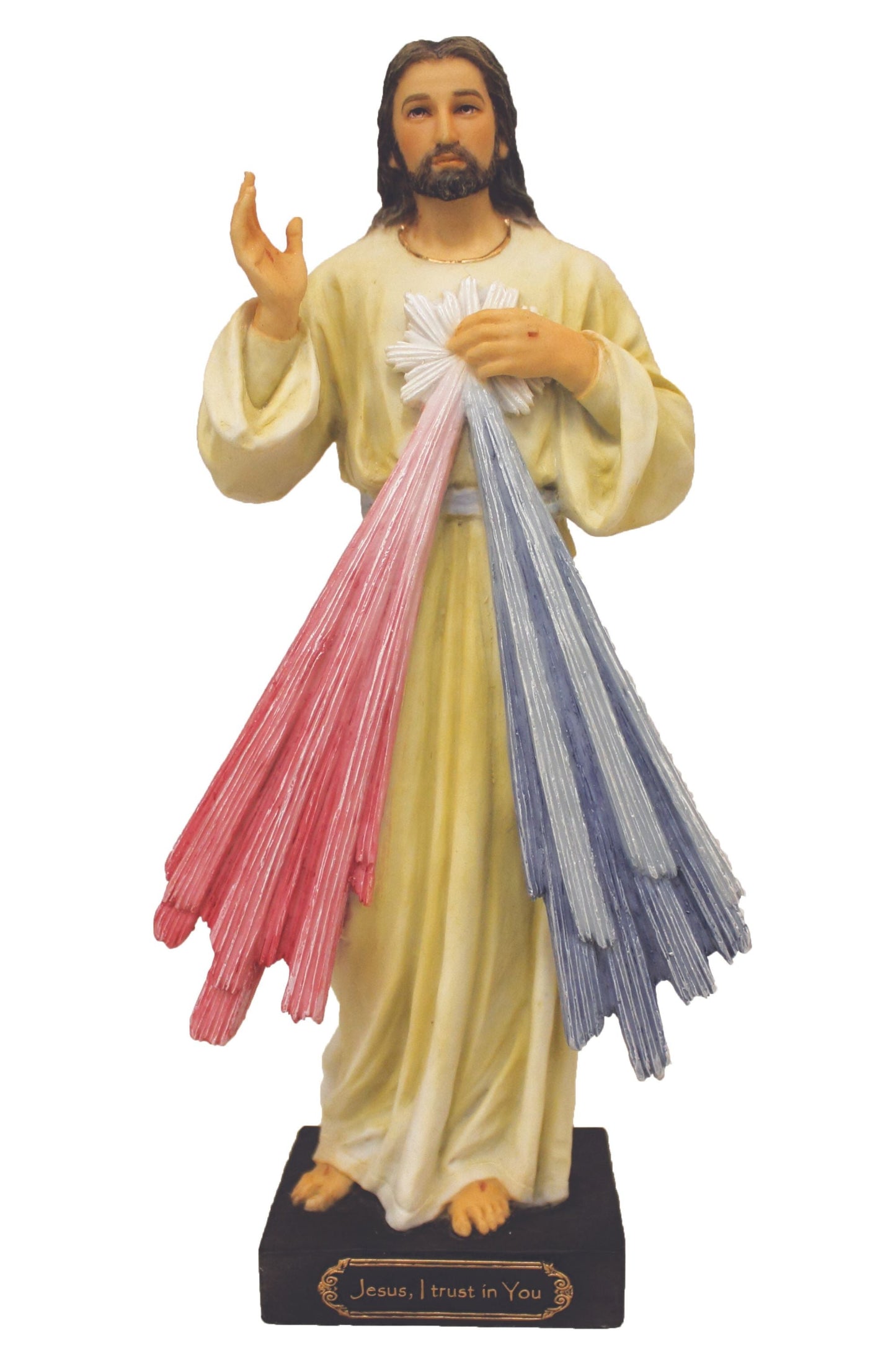 Divine Mercy Statue in Color 8"