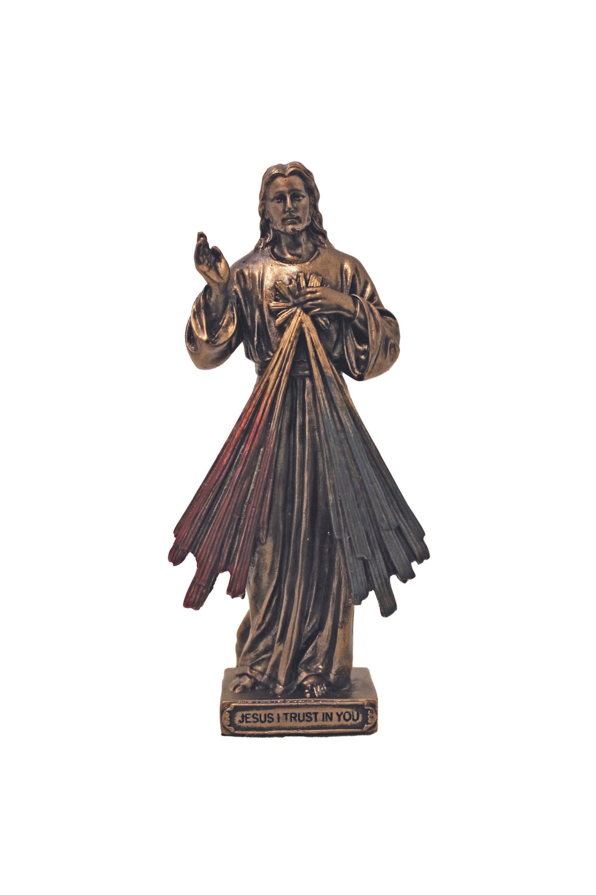 Divine Mercy in Cold Cast Bronze 3.5"