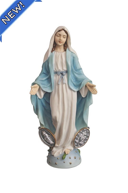 Miraculous Medal in Color 7.75"