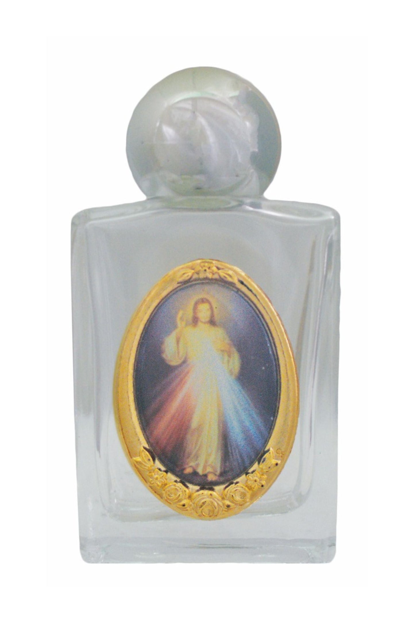 Divine Mercy Holy Water Bottle 1.75x2.25"