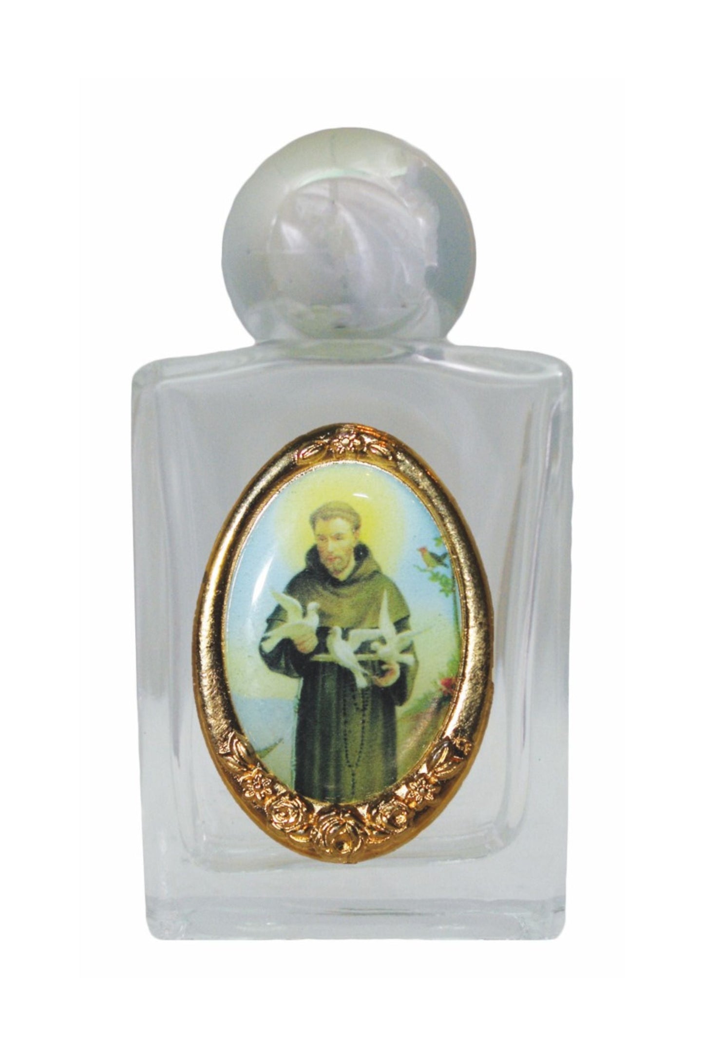St. Francis Holy Water Bottle 1.75x2.25"