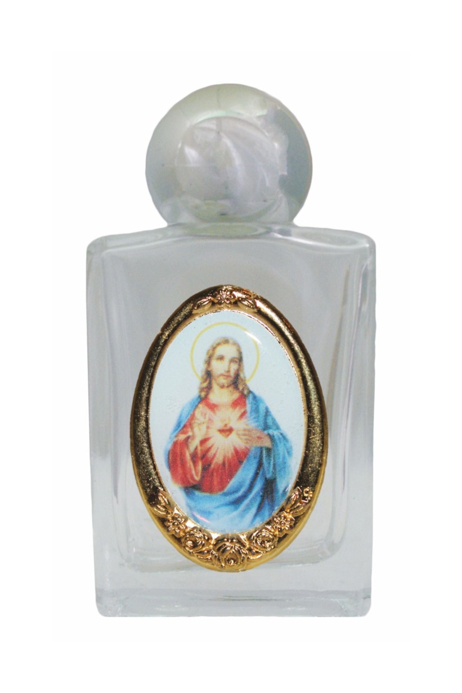 Sacred Heart of Jesus Holy Water Bottle 1.75x2.25"