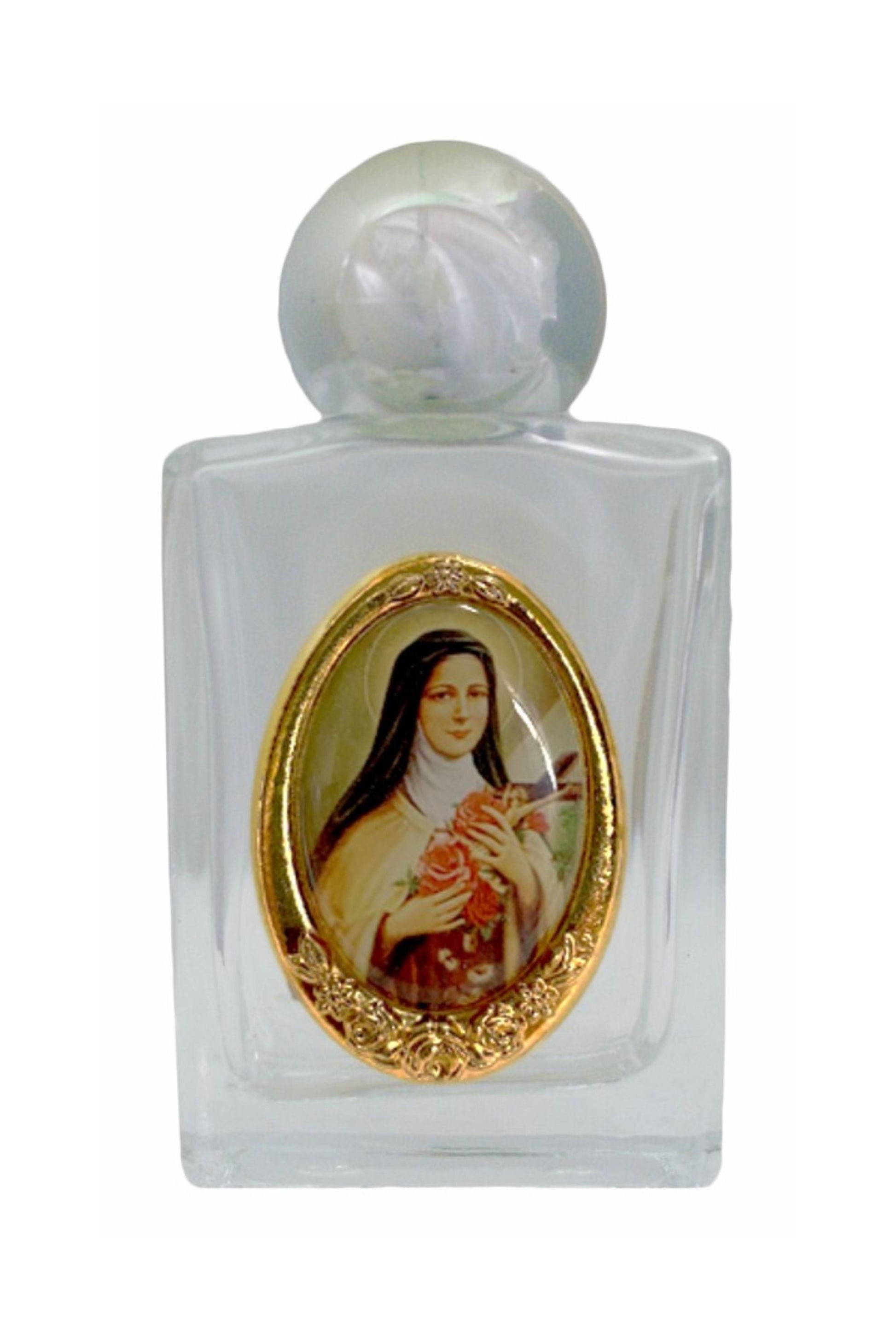 St. Theresa Holy Water Bottle 1.75x2.25"