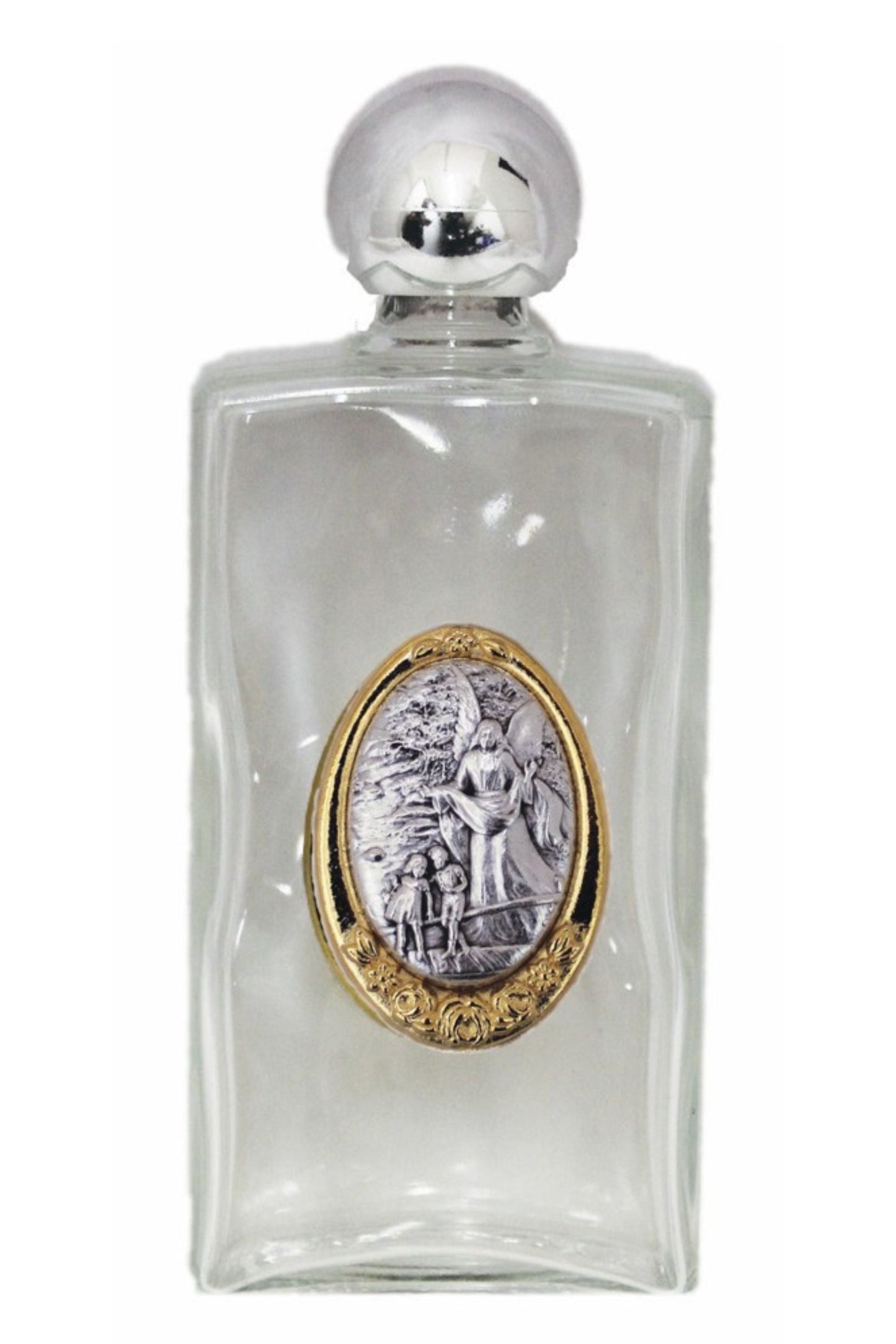 Guardian Angel Large Holy Water Bottle 2x5"