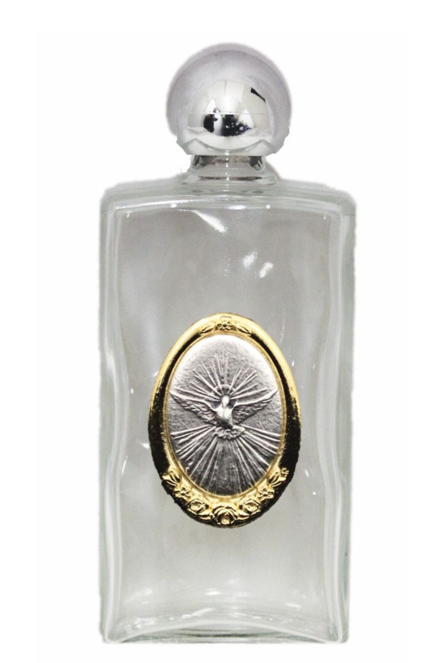 Holy Spirit Large Holy Water Bottle 2x5"