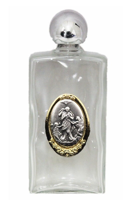 Our Lady Untier of Knots Large Holy Water Bottle 2x5"