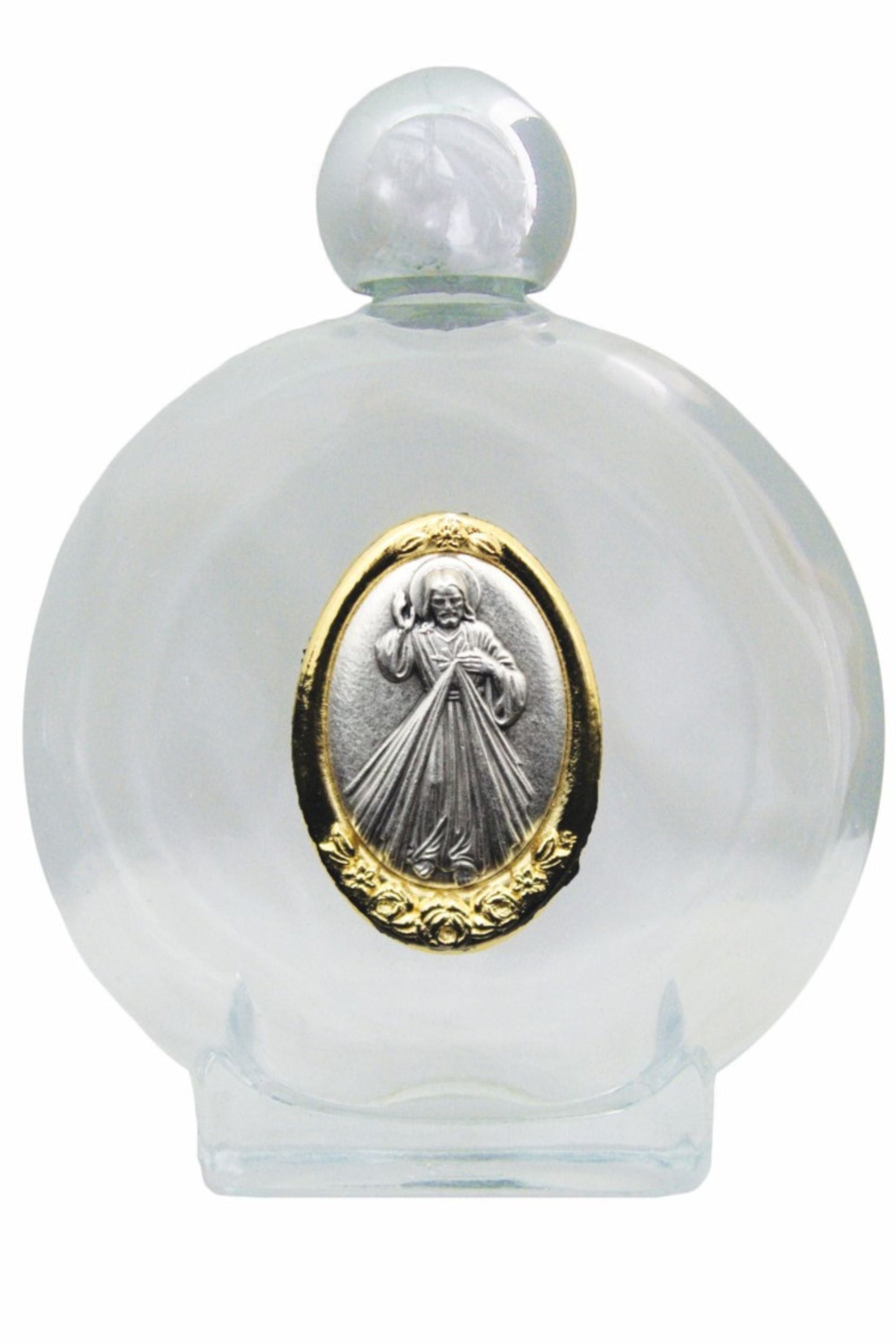 Divine Mercy Holy Water Bottle 3.25x4.5"