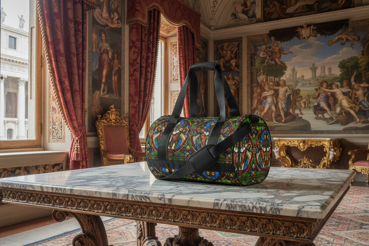 Angels Swinging Censurs gym bag - palazzo interior