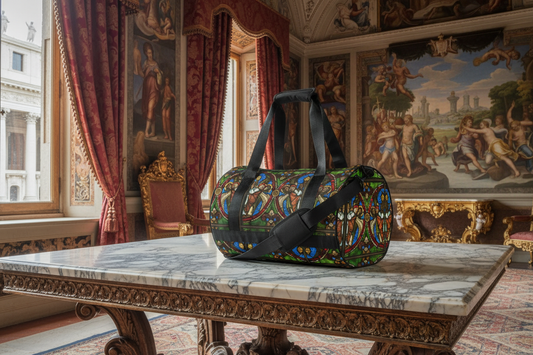 Angels Swinging Censurs gym bag - palazzo interior