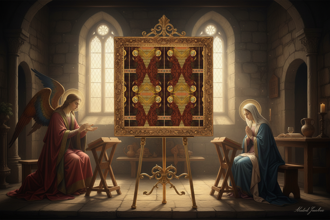 Archangel Gabriel Canvas More Centered