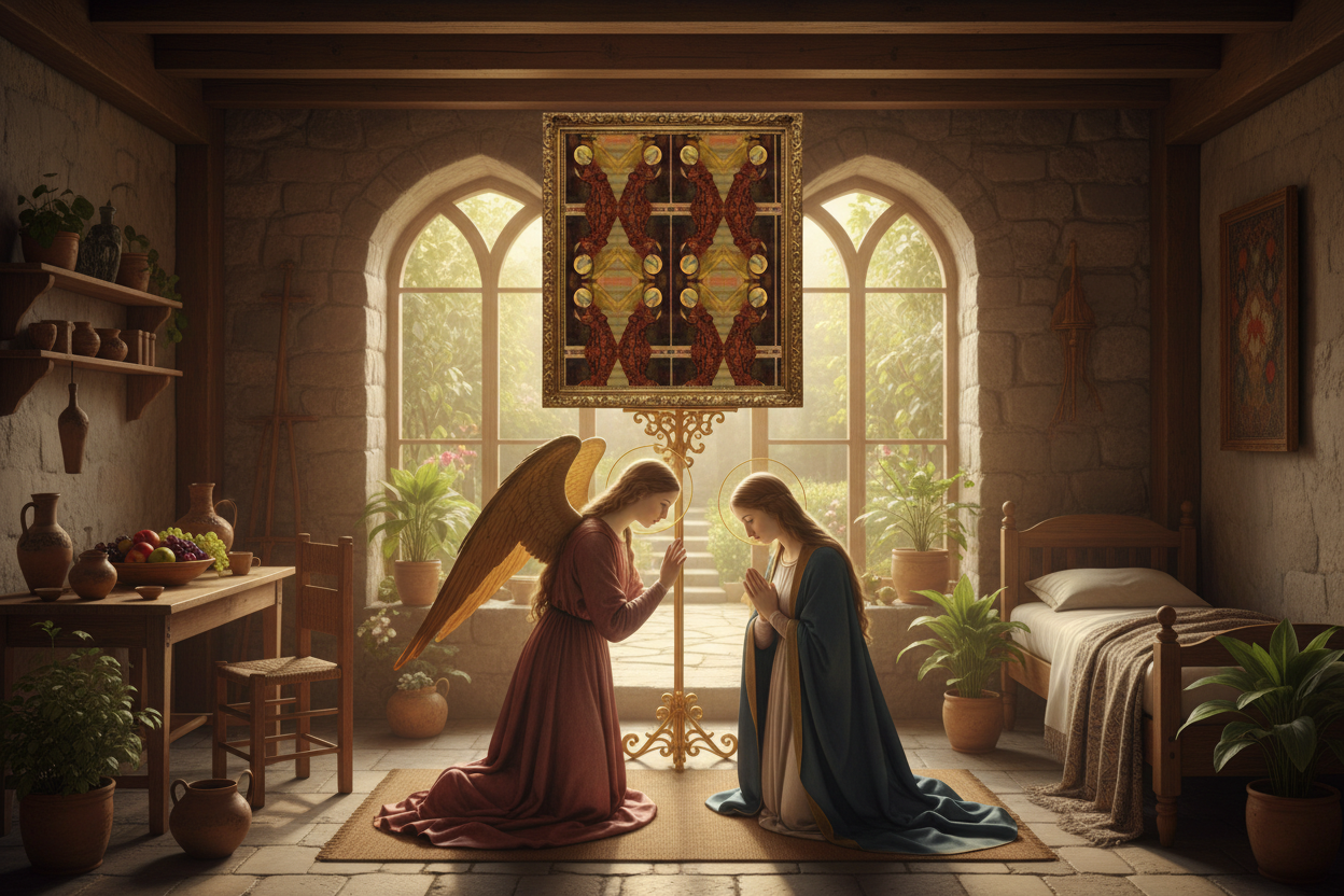 Archangel Gabriel Canvas Smaller