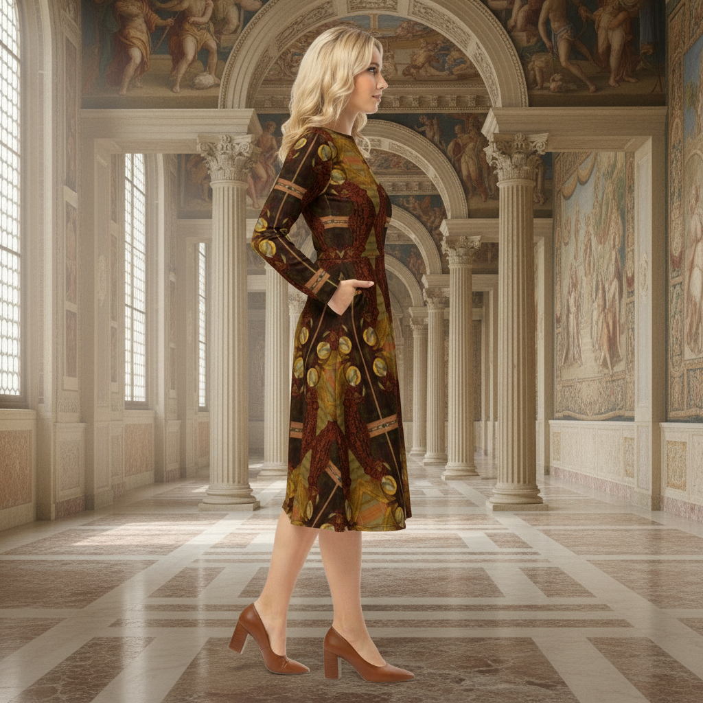 Archangel Gabriel dress with Renaissance background