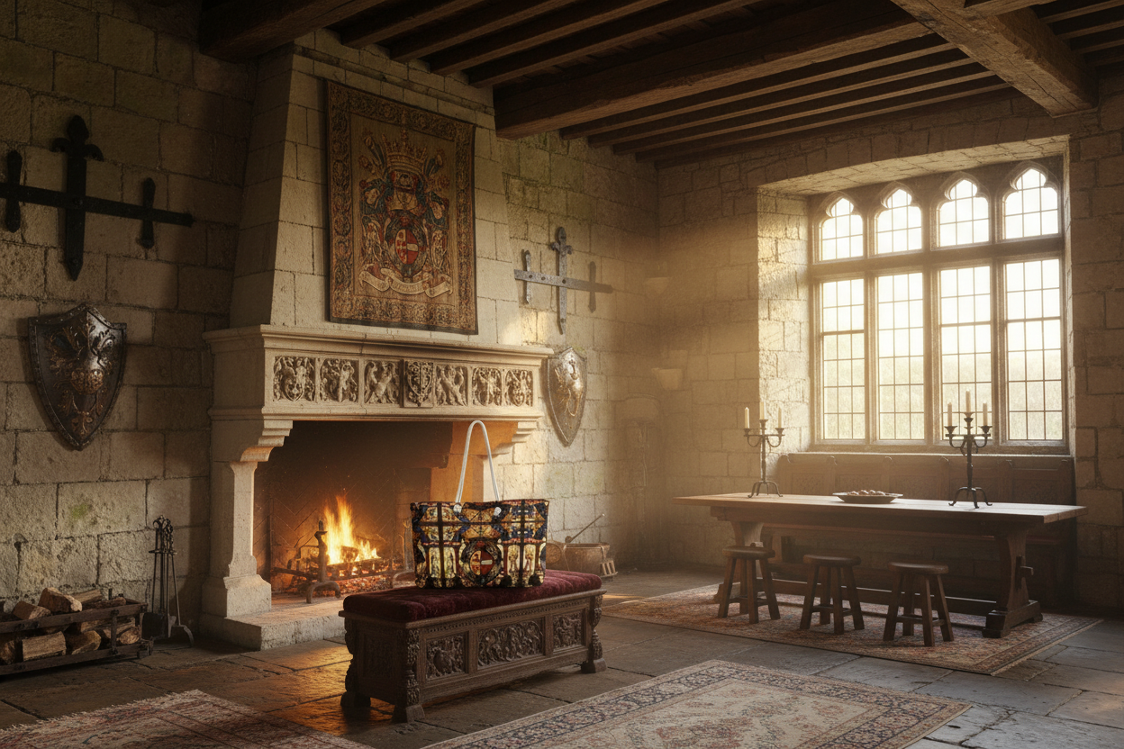 Armorial Panel - Rustic Manor Hall