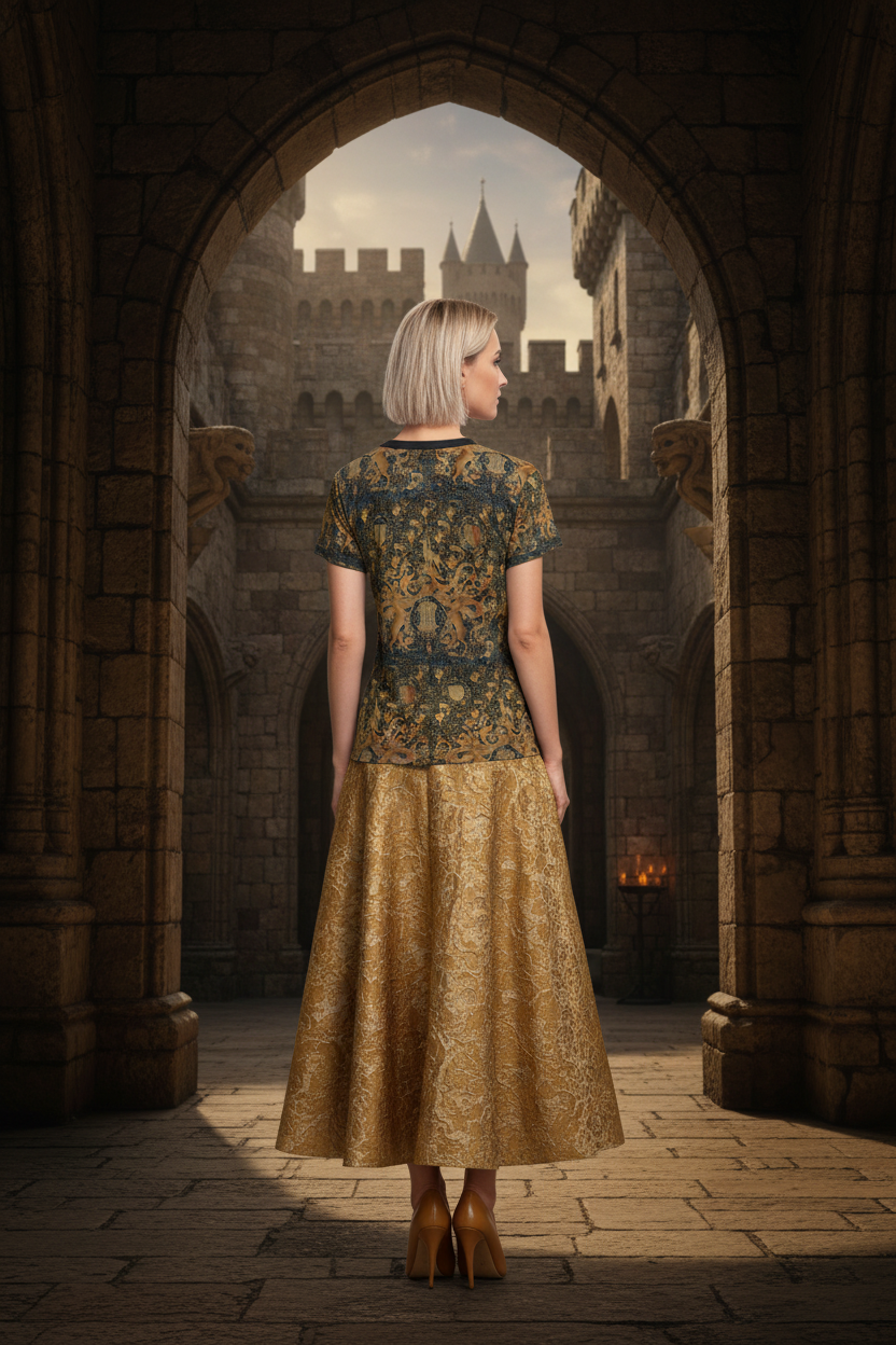 Back view of Coat of Arms t-shirt - new version