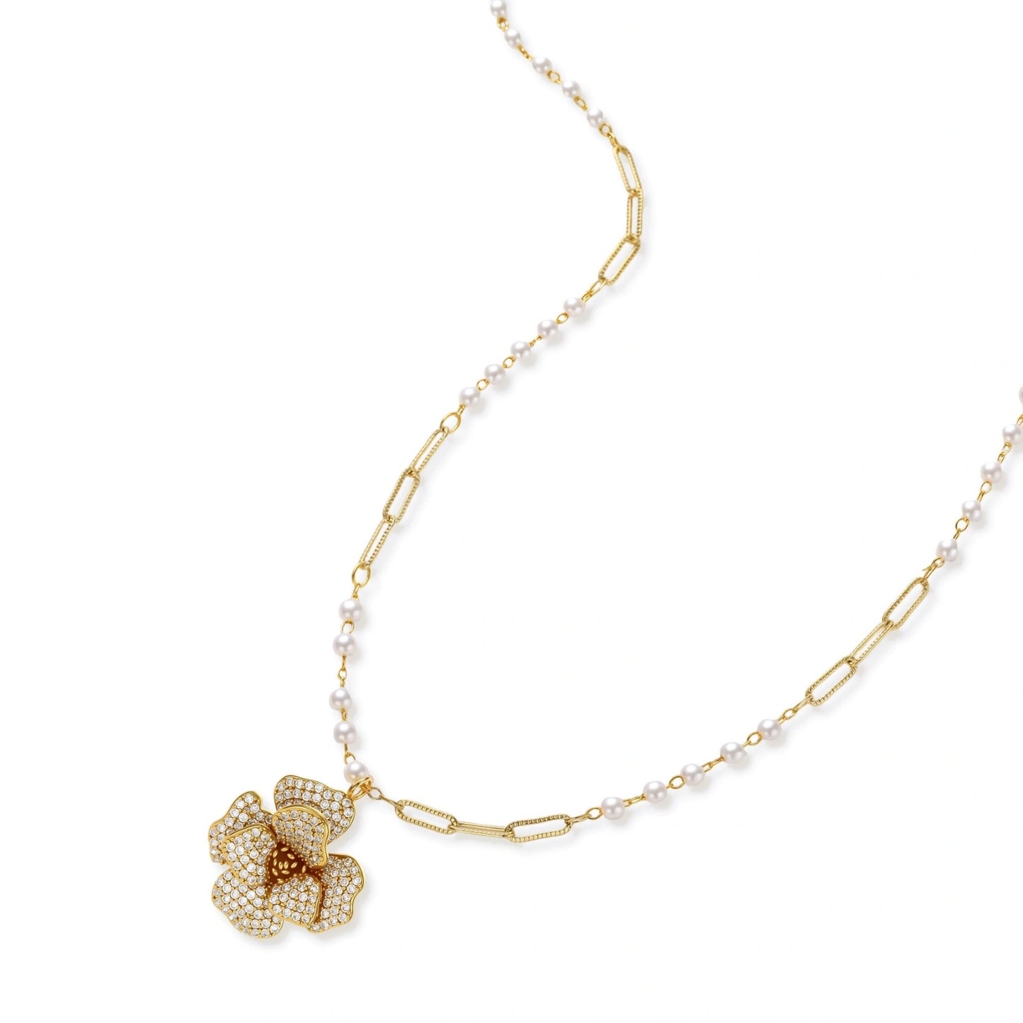 Golden Bloom Crystal Set