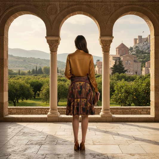 Byzantine Courtyard Back View - Adjusted