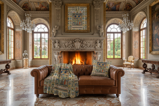 Christ and the Virgin Enthroned Collection in Renaissance Palace