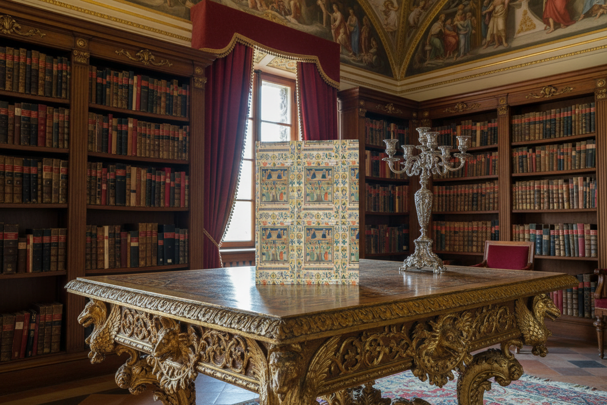 Christ and the Virgin Enthroned journal - palazzo library