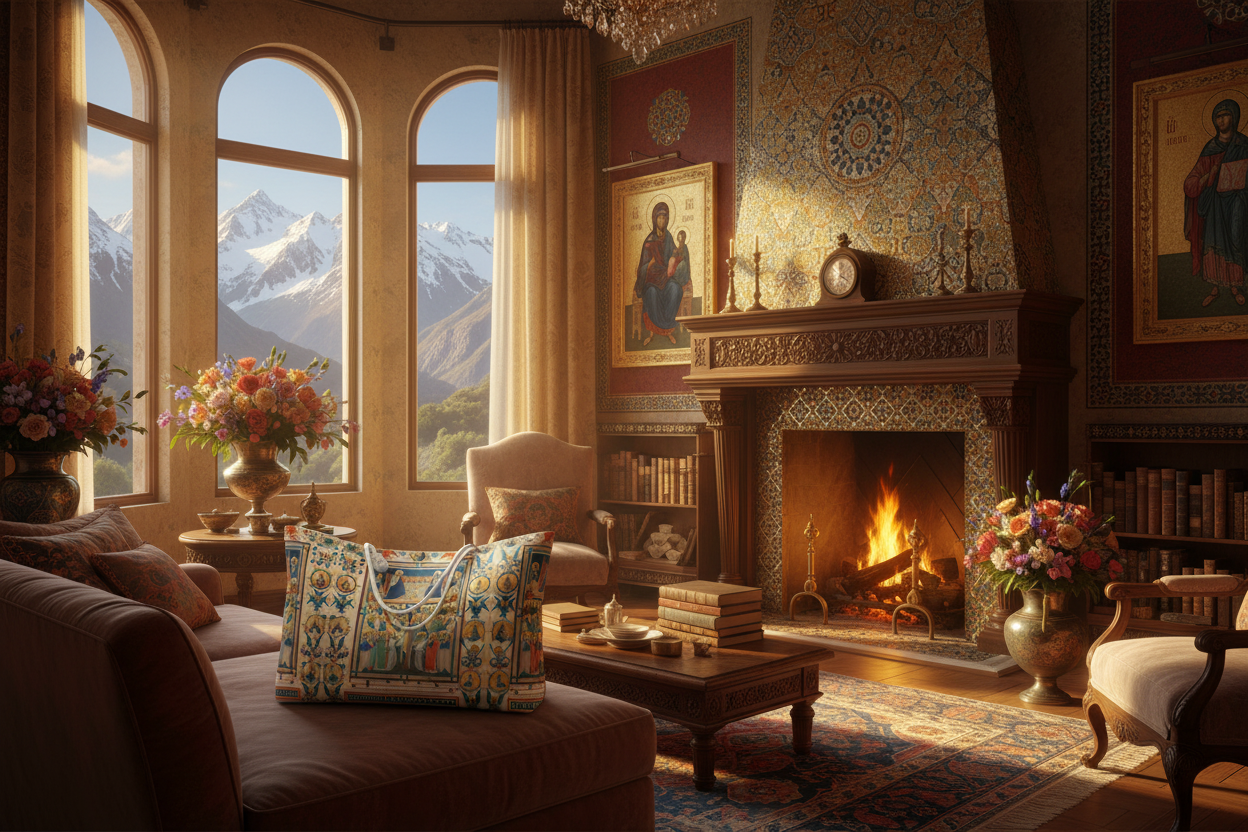 Christ and Virgin Enthroned - Byzantine Mountain Palace