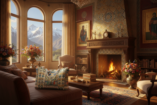 Christ and Virgin Enthroned - Byzantine Mountain Palace