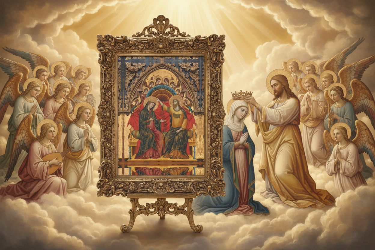 Coronation with Photorealistic Figures