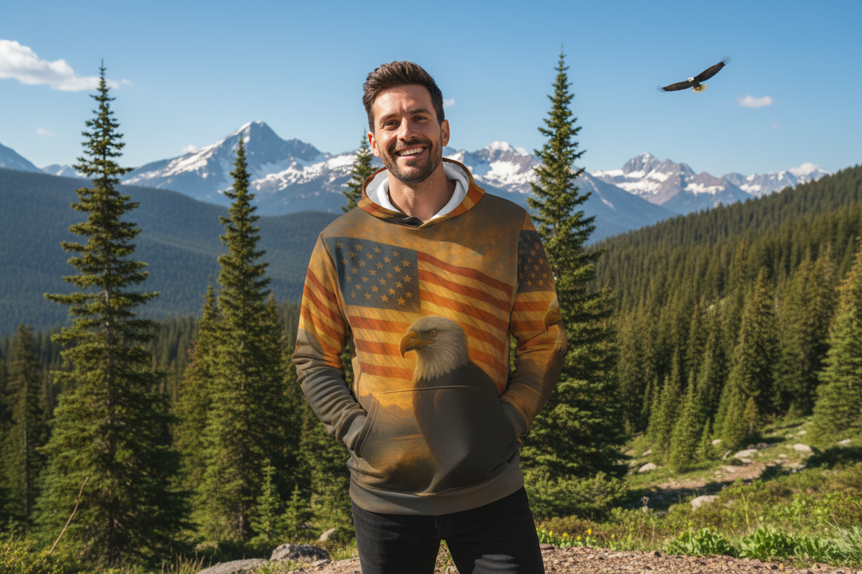 Freedom Collection Warmup Hoodie Mountain Lifestyle