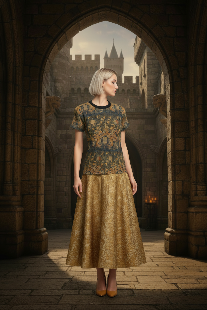 Front view with corrected feet position