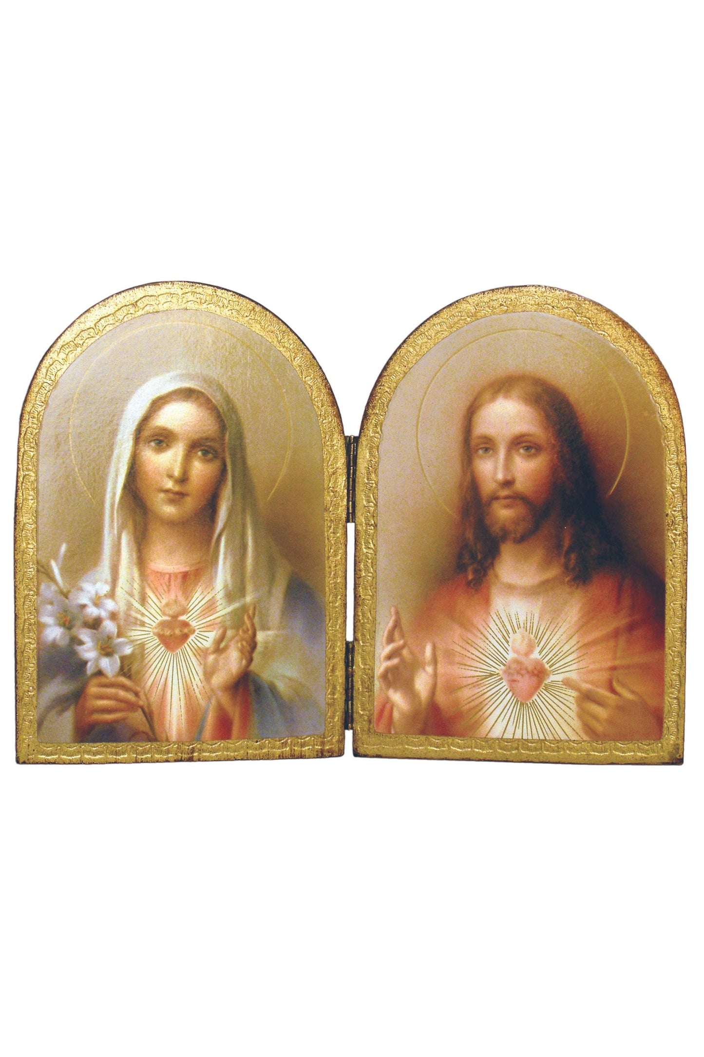 SHJ & IHM Florentine Diptych 9x6.25"