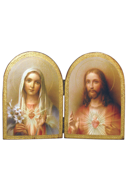 SHJ & IHM Florentine Diptych 9x6.25"