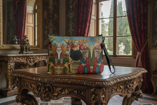 Madonna and Child with Saints and Angels bag - palazzo interior