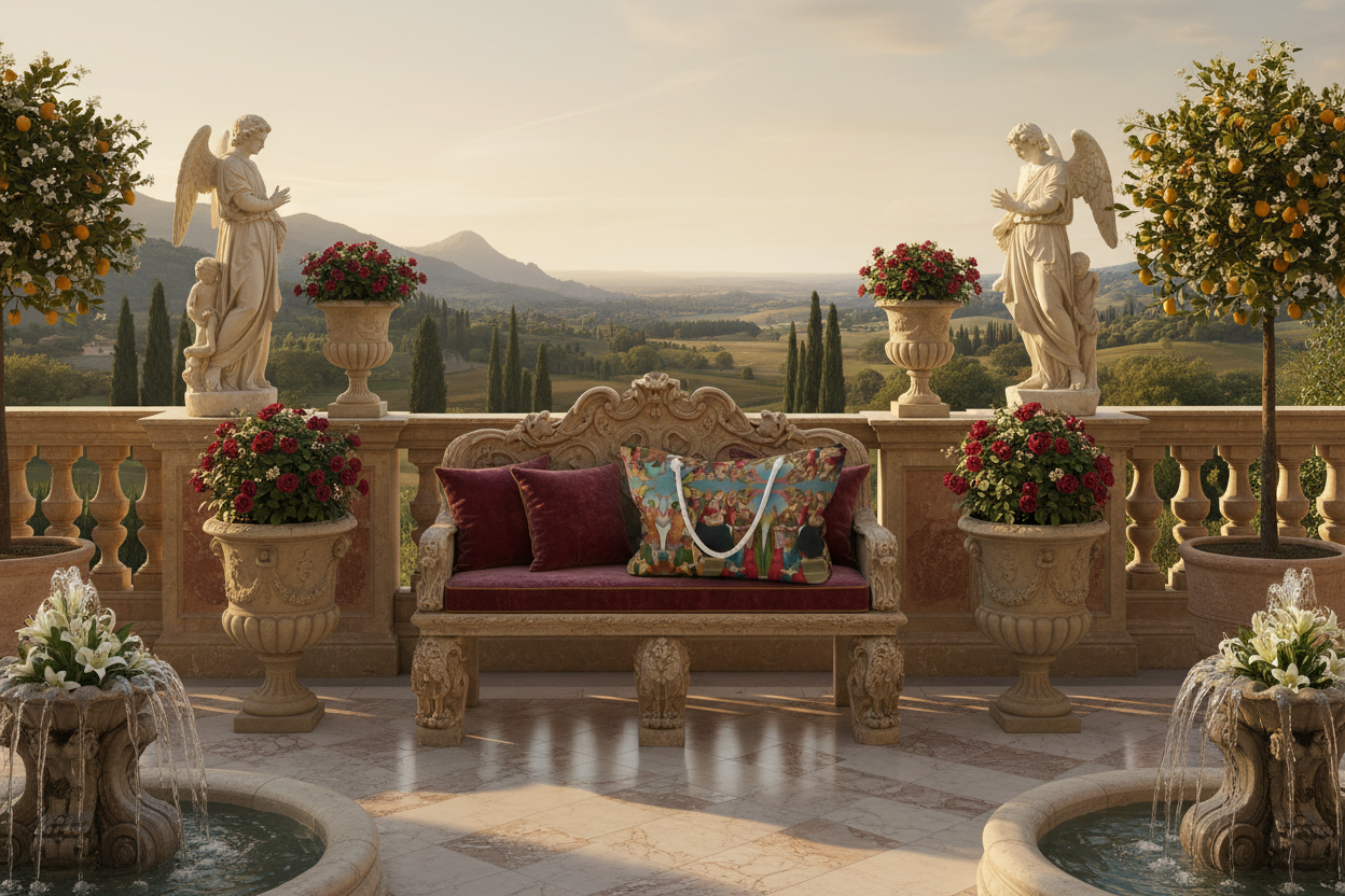 Madonna and Child with Saints and Angels - Villa Terrace