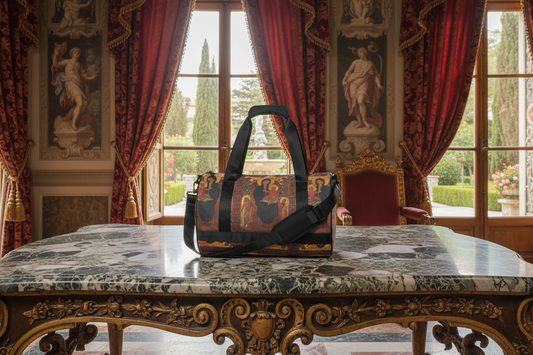 Madonna and Child with Saints gym bag - palazzo interior