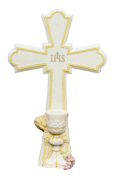 Communion Crosshand-Painted Pastels 7.25"