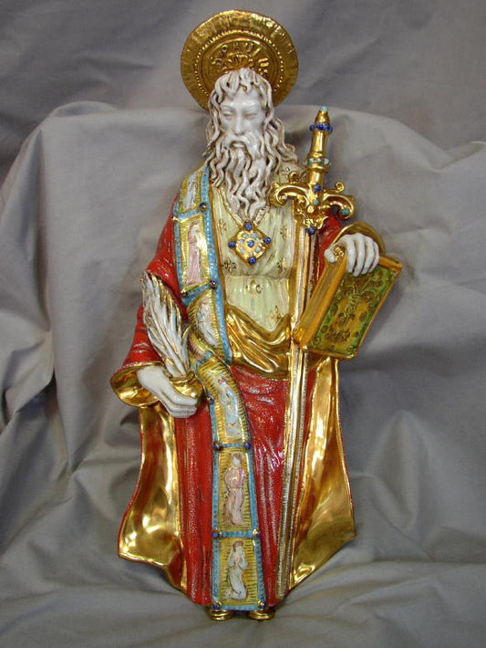 St. Paul Hand-Painted Ceramic 15.5"