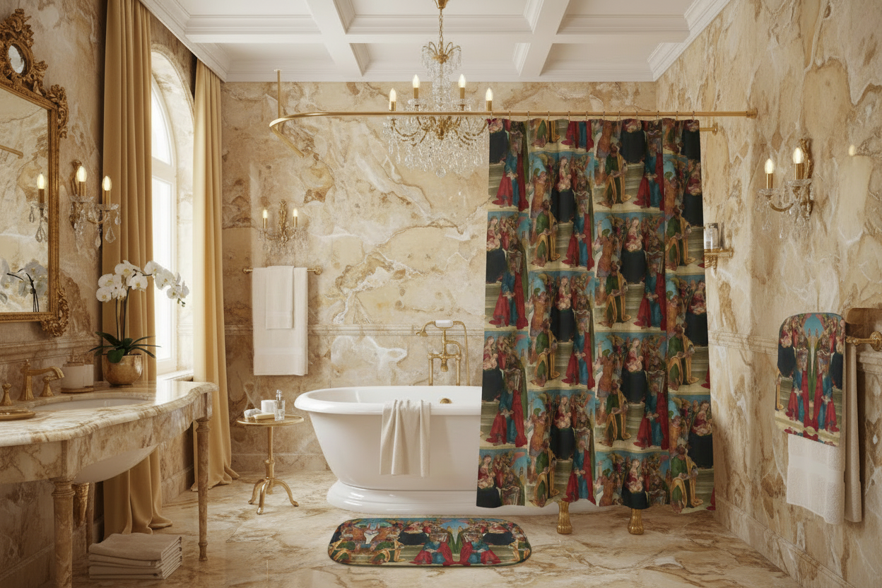 Renaissance Palace Bathroom Scene