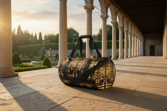 The Angel of the Annunciation gym bag - Renaissance loggia
