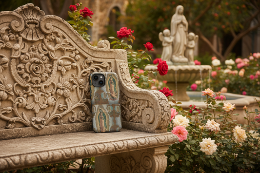 Virgin of Guadalupe iPhone case scaled properly