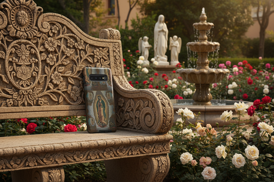 Virgin of Guadalupe Samsung case realistic scale