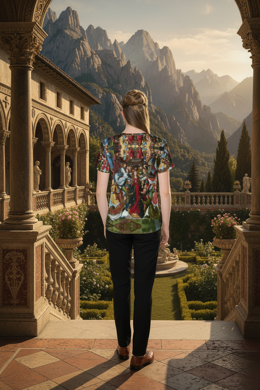 Youth Model Back View - Mountain Setting